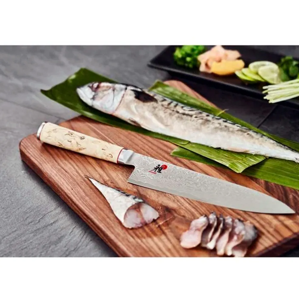 Cuchillos japoneses Miyabi de acero damasco