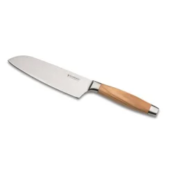 Cuchillos Le Creuset de acero damasco con mango de madera de olivo