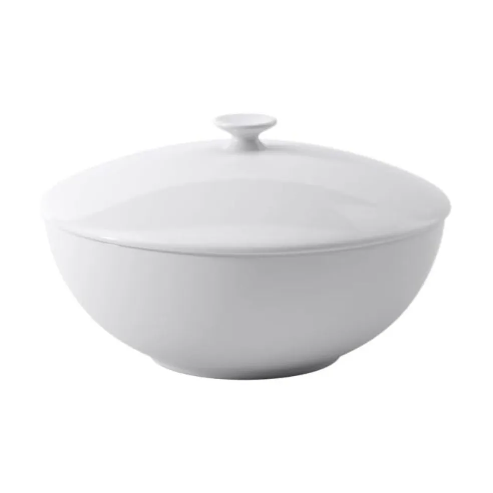 Cuenco ensaladera de porcelana con tapa Royal Villeroy & Boch