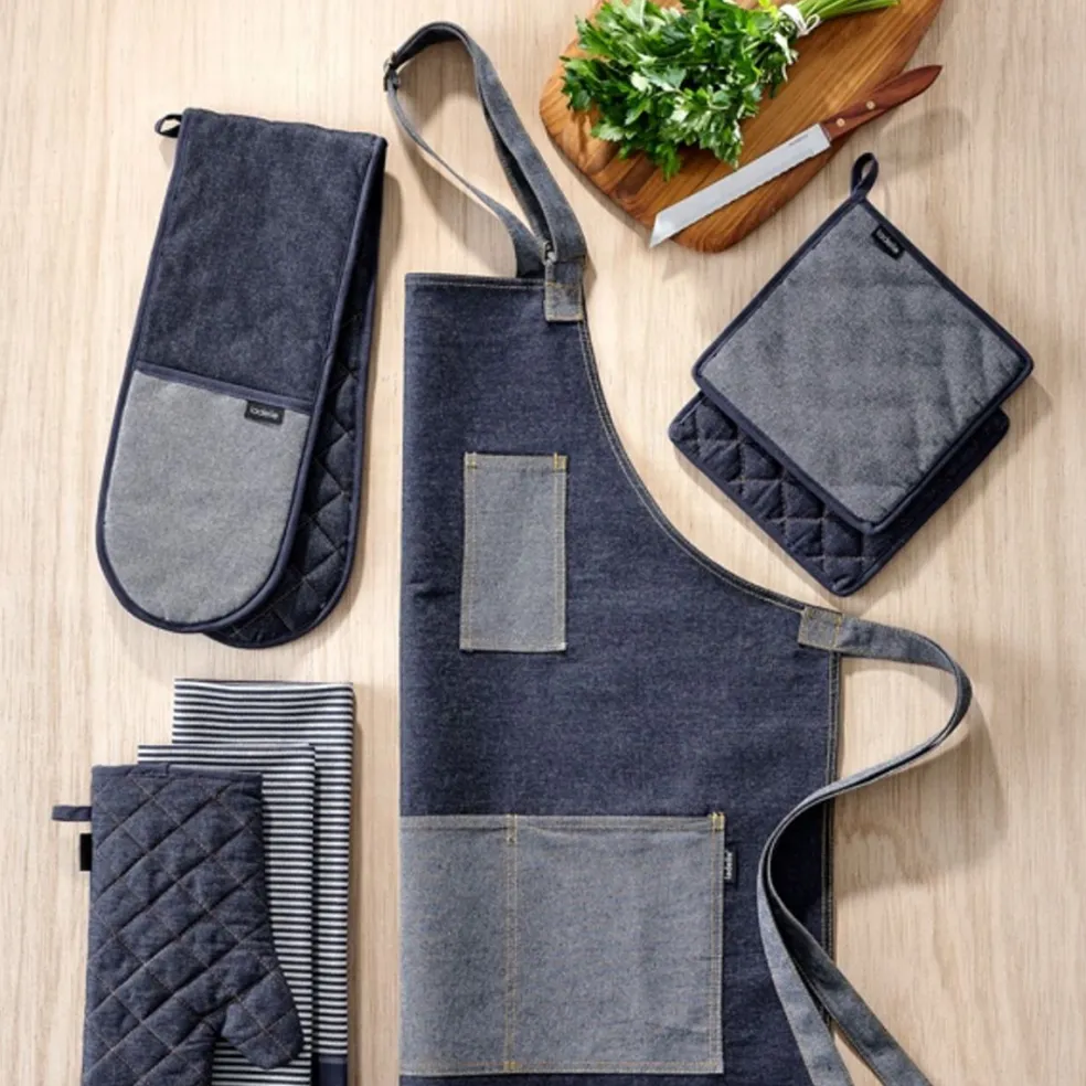 Delantal de cocina Denim Ladelle