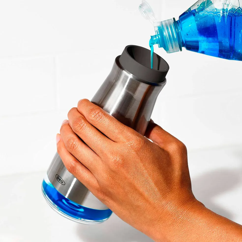 Dispensador de jabón de acero inoxidable OXO