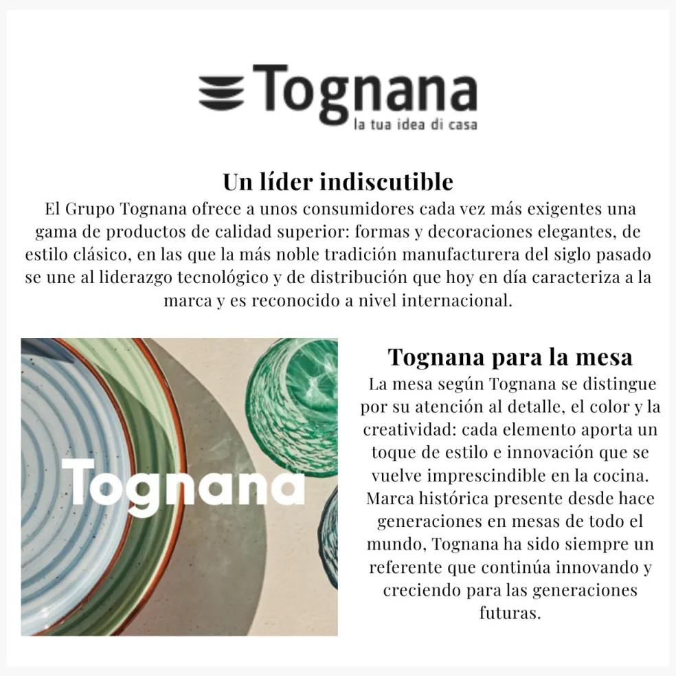 Ensaladera de porcelana Grace Tognana