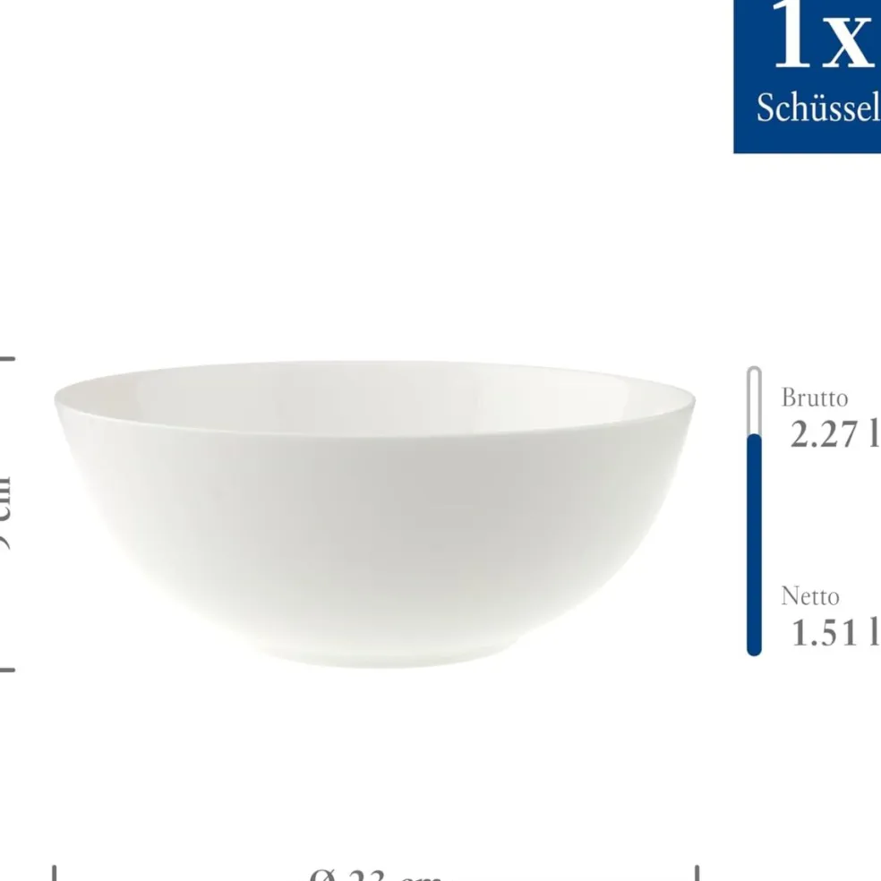 Ensaladera de porcelana Royal Villeroy & Boch
