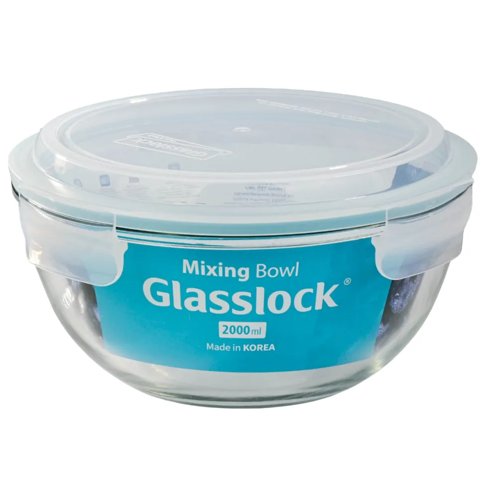 Ensaladera hermética de cristal con tapa Glasslock