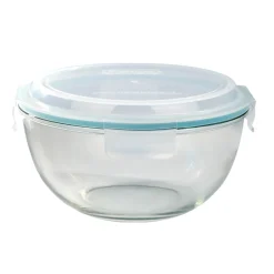 Ensaladera hermética de cristal con tapa Glasslock