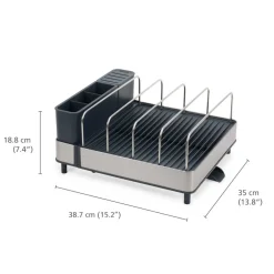 Escurreplatos de acero Joseph Joseph