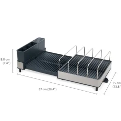 Escurreplatos de acero Joseph Joseph