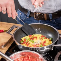 Espátula de silicona con mango de acero inox Rösle