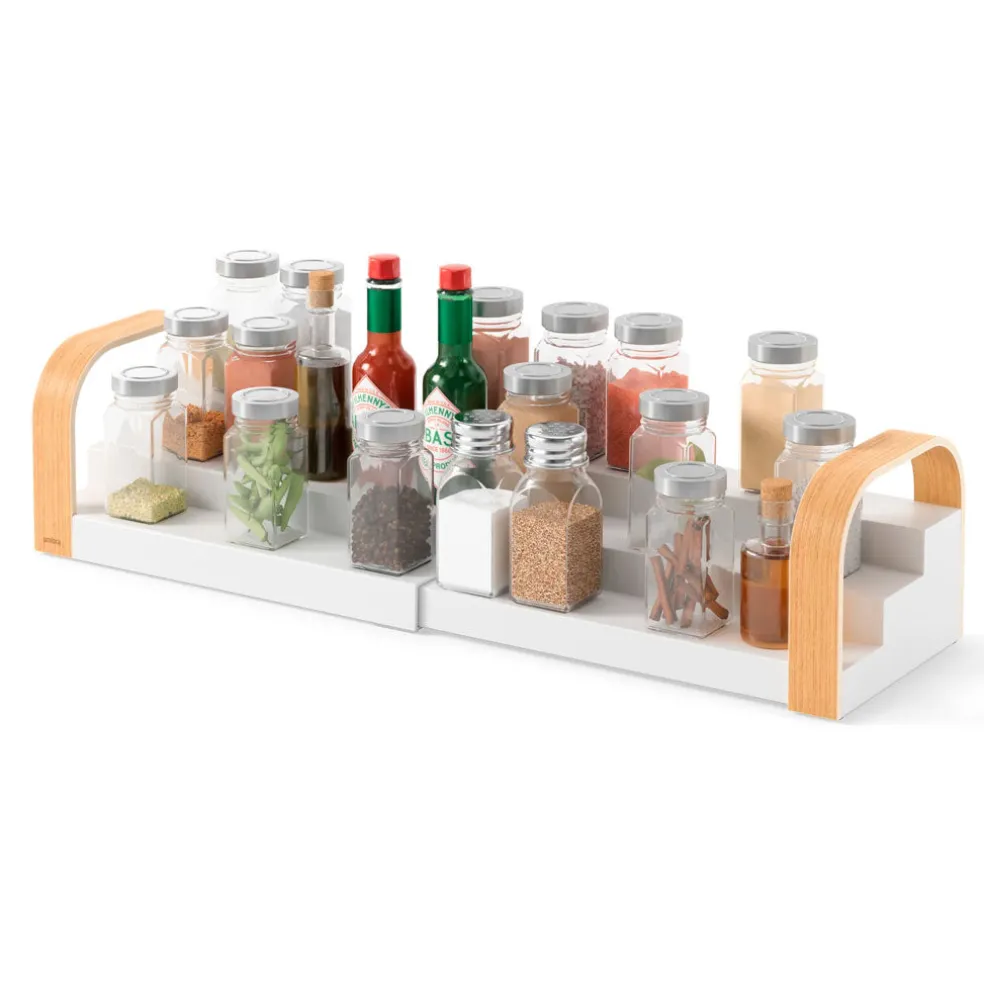 Estante de 3 pisos EXTENSIBLE para especias de Umbra