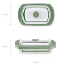 Estuche de vapor de cristal Lékué