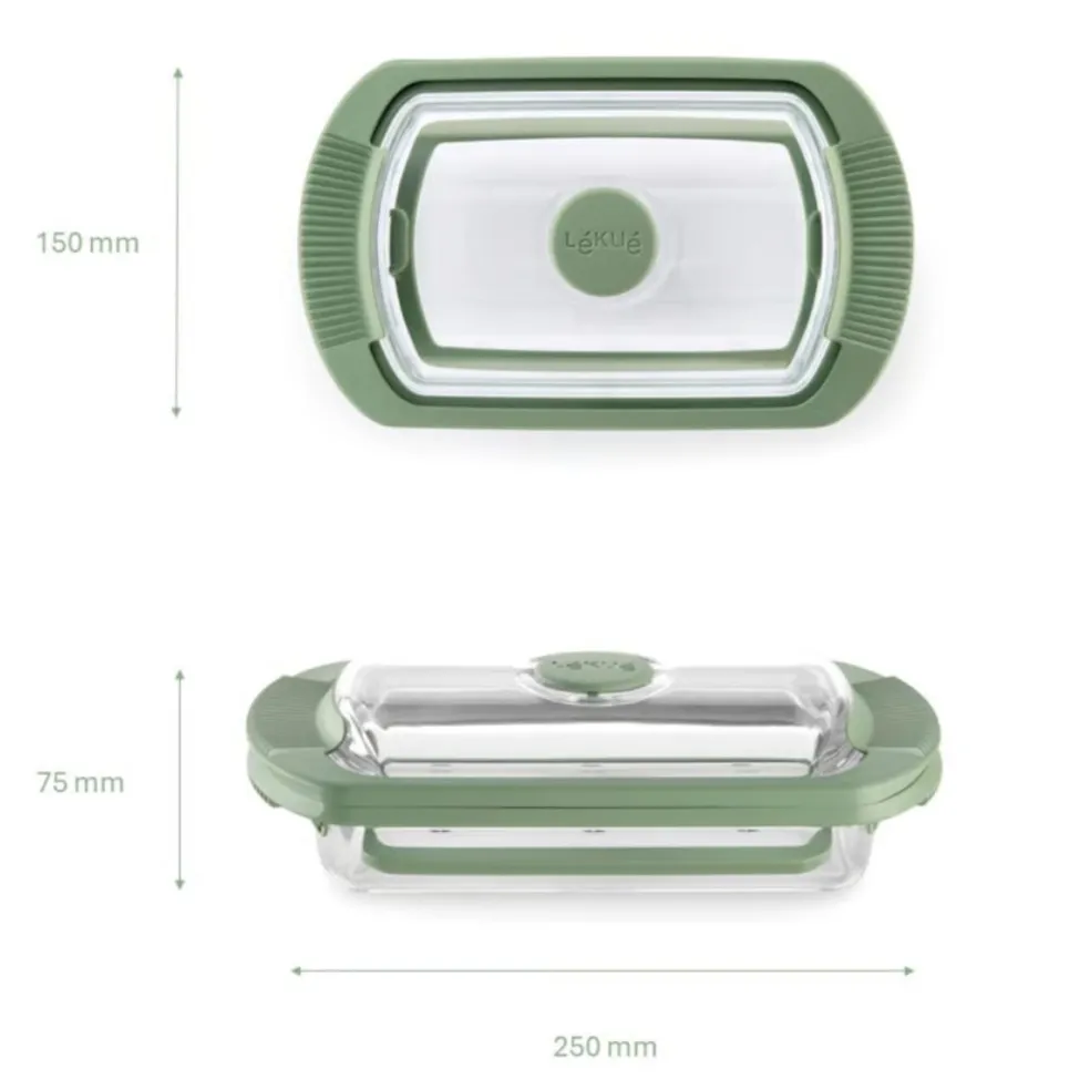 Estuche de vapor de cristal Lékué