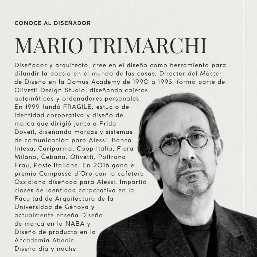 Frutero La Stanza dello Scirocco de acero y resina de Mario Trimarchi Alessi