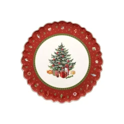 Fuente grande de Navidad de porcelana para servir Toy's Fantasy Villeroy & Boch