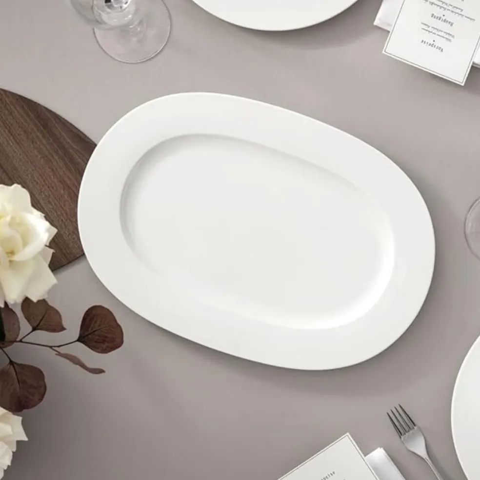 Fuente ovalada de porcelana Royal Villeroy & Boch