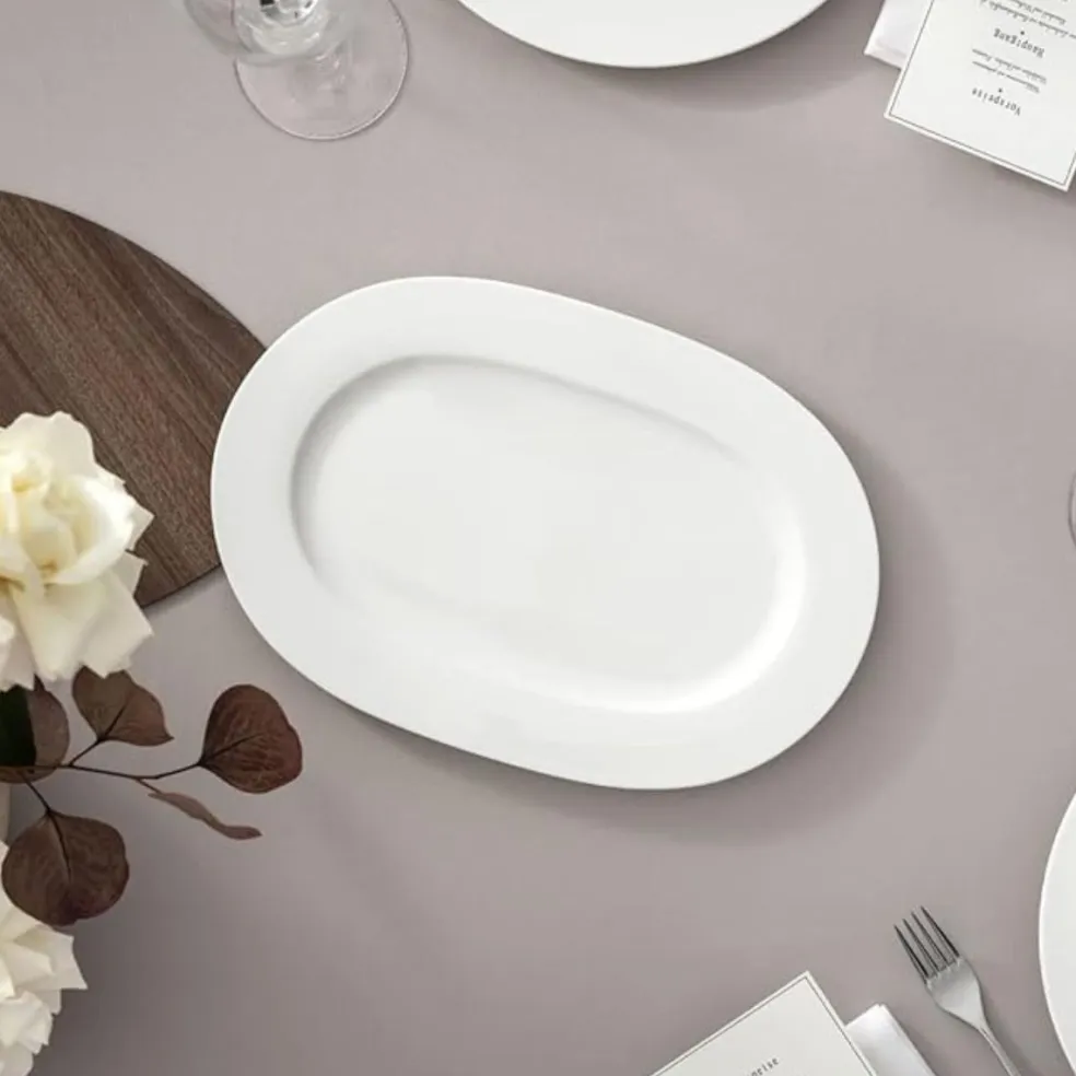 Fuente ovalada de porcelana Royal Villeroy & Boch