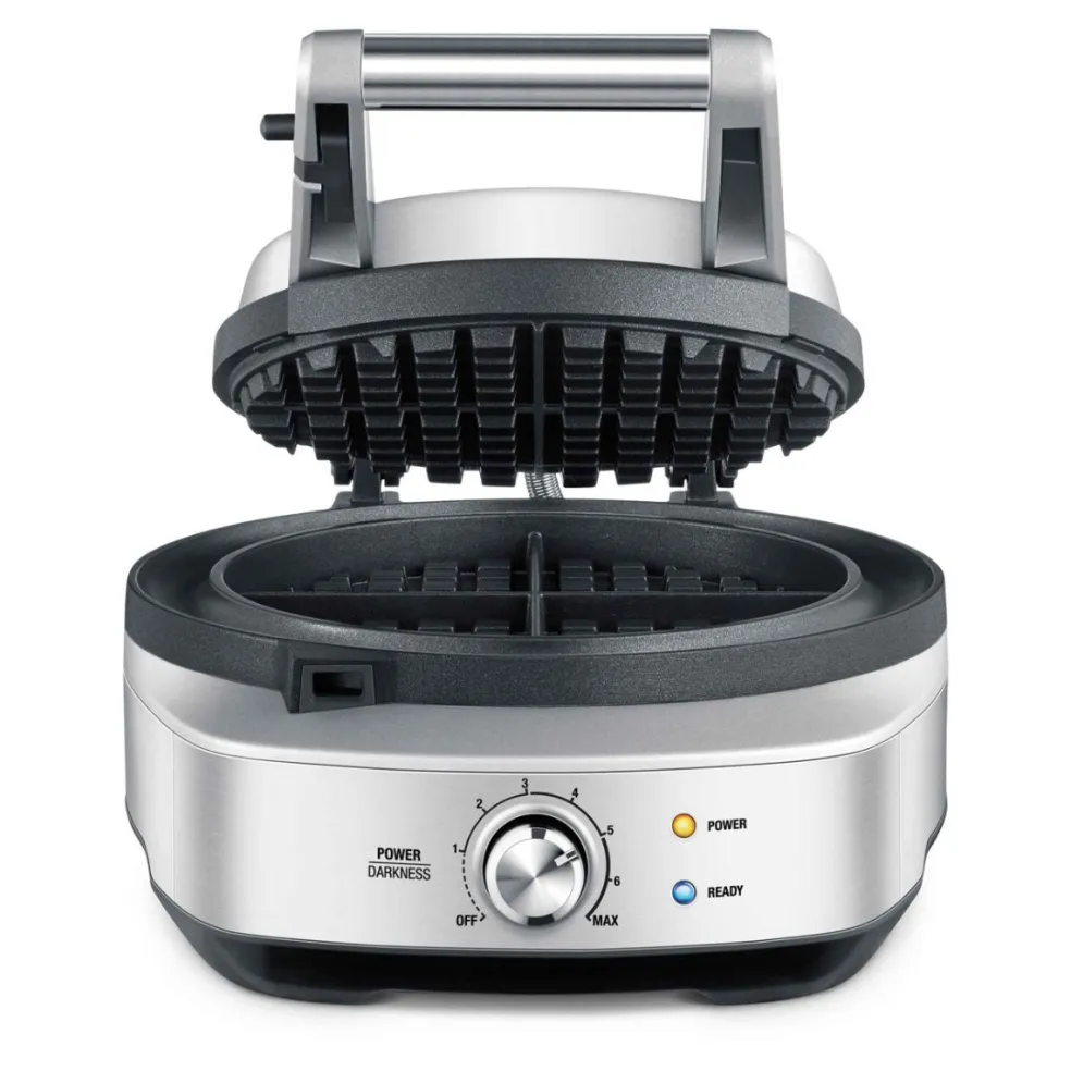 Gofrera clásica circular The No-Mess Waffle Sage