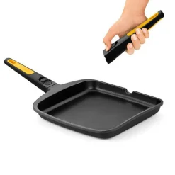 Grill antiadherente con mango desmontable Fast Click BRA