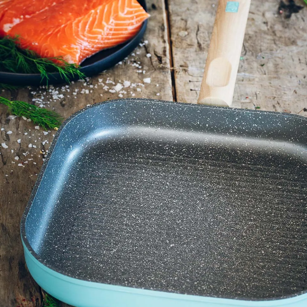 Grill antiadherente con rayas Nordik BRA