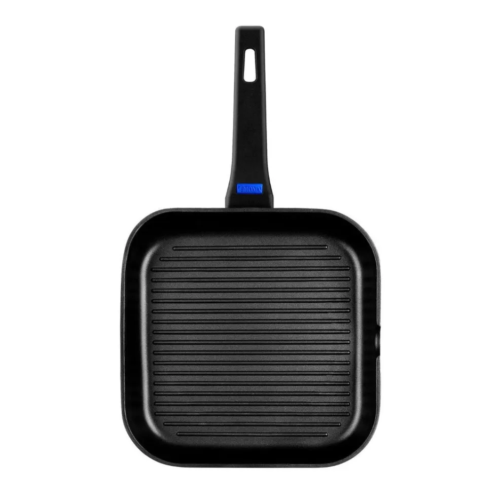 Grill con rayas antiadherente Solid+ Monix