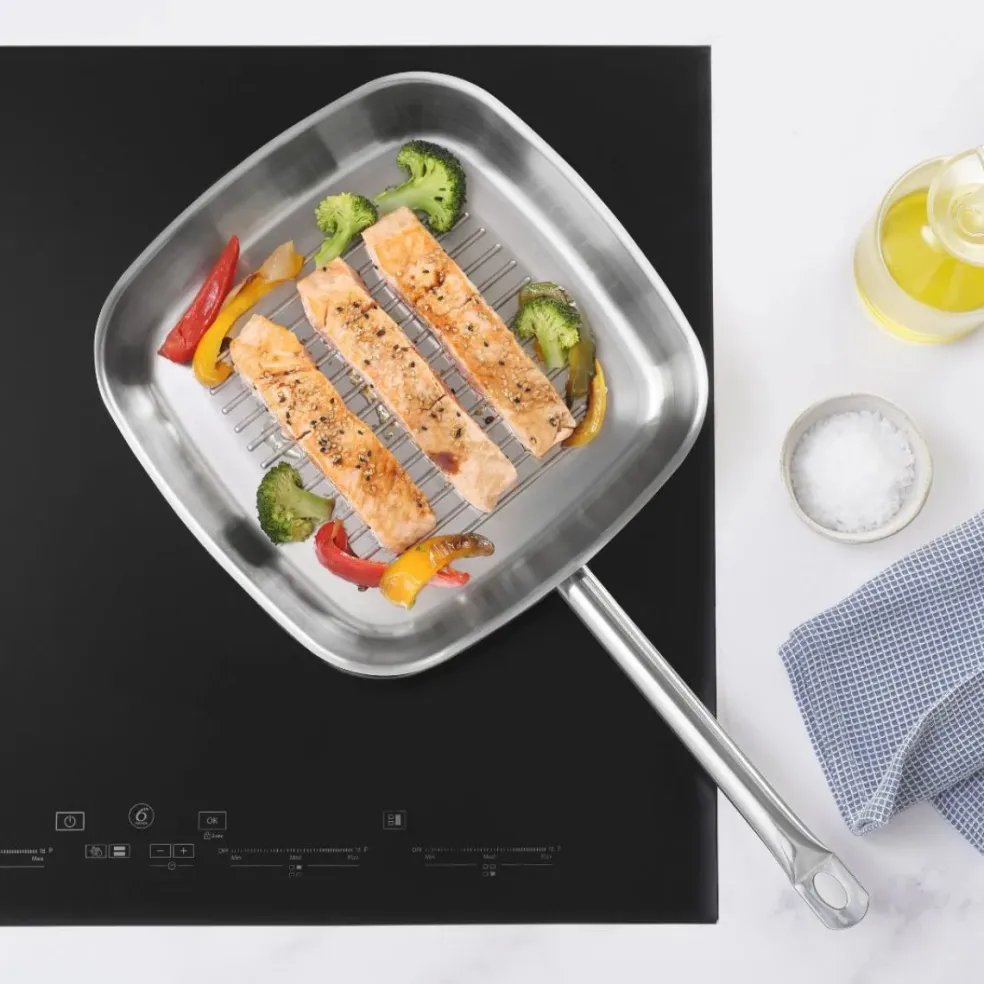 Grill cuadrado de acero inoxidable Profesional Bra