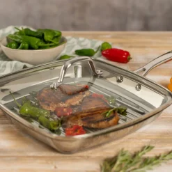Grill de acero inoxidable Allround Kuhn Rikon
