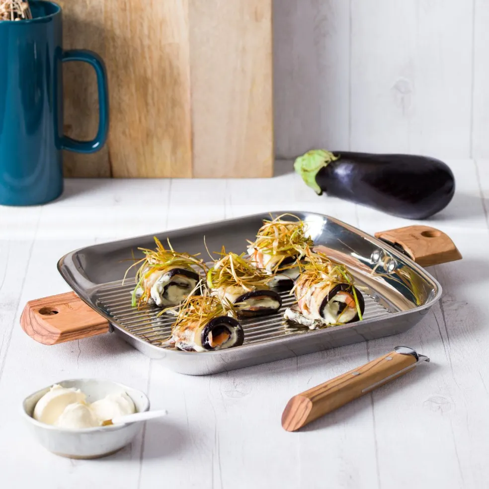 Grill de acero inoxidable multicapa Casteline Cristel