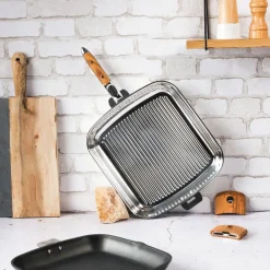 Grill de acero inoxidable multicapa Casteline Cristel