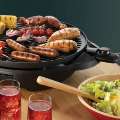 Grill eléctrico interior y exterior con parrillas extraíbles (George Foreman) Russell Hobbs