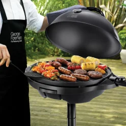 Grill eléctrico interior y exterior con parrillas extraíbles (George Foreman) Russell Hobbs