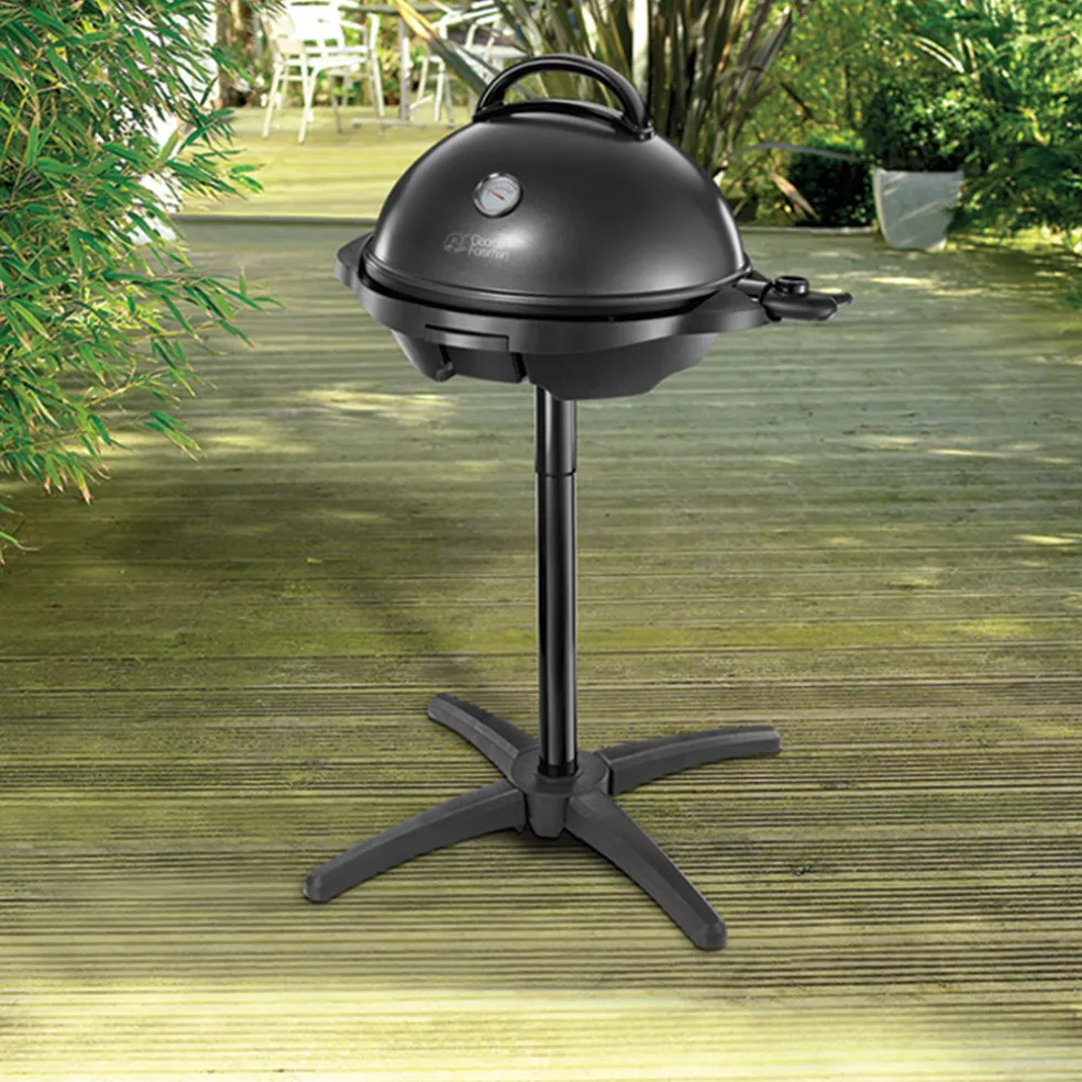 Grill eléctrico interior y exterior con parrillas extraíbles (George Foreman) Russell Hobbs