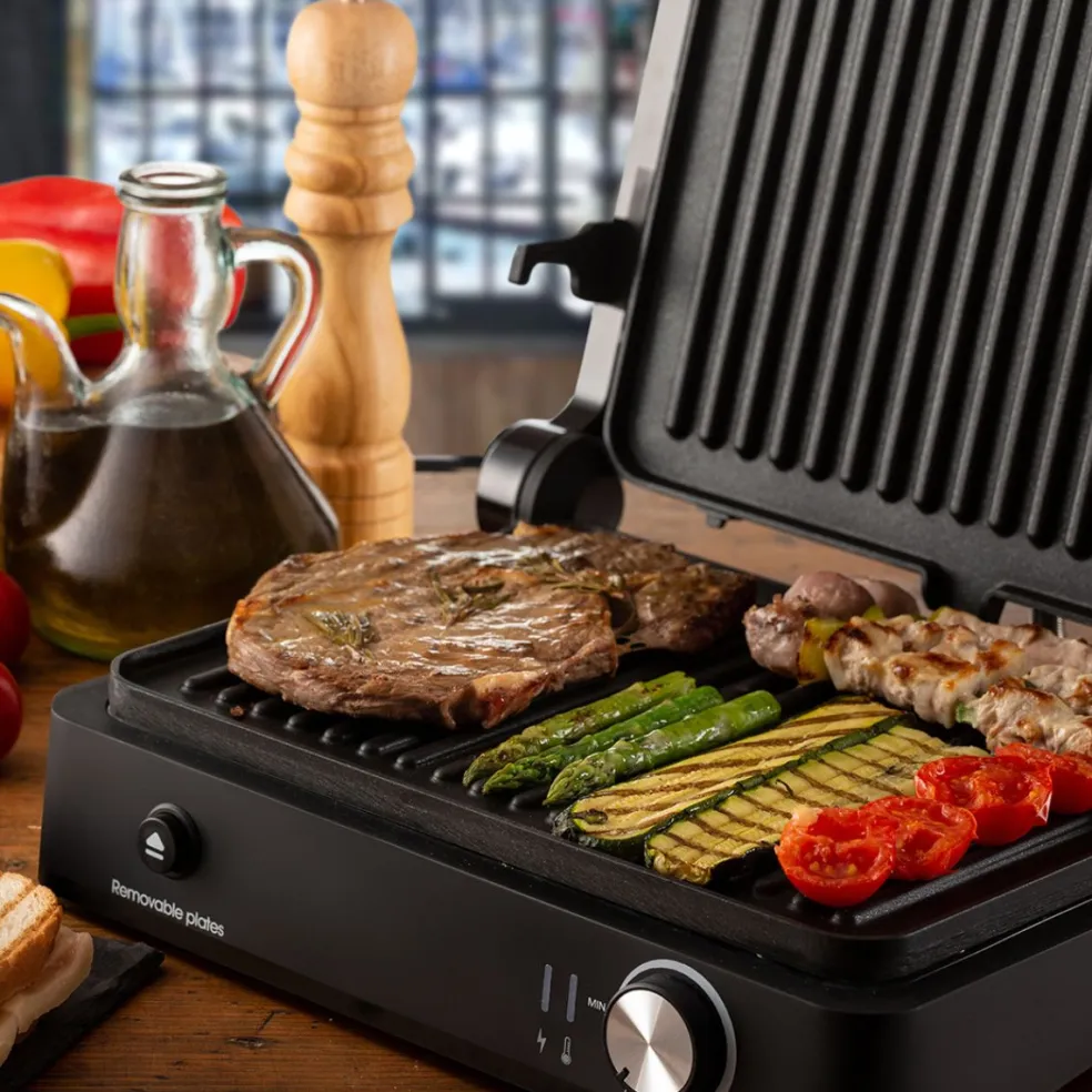 Grill eléctrico Metalgrill 3 en 1 Ariete