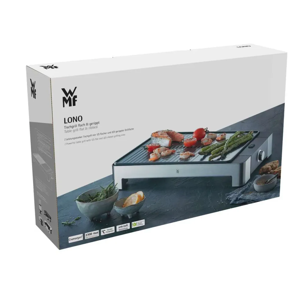 Grill y plancha lisa de sobremesa Lono WMF