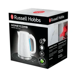 Hervidor Honeycomb blanco de Russell Hobbs