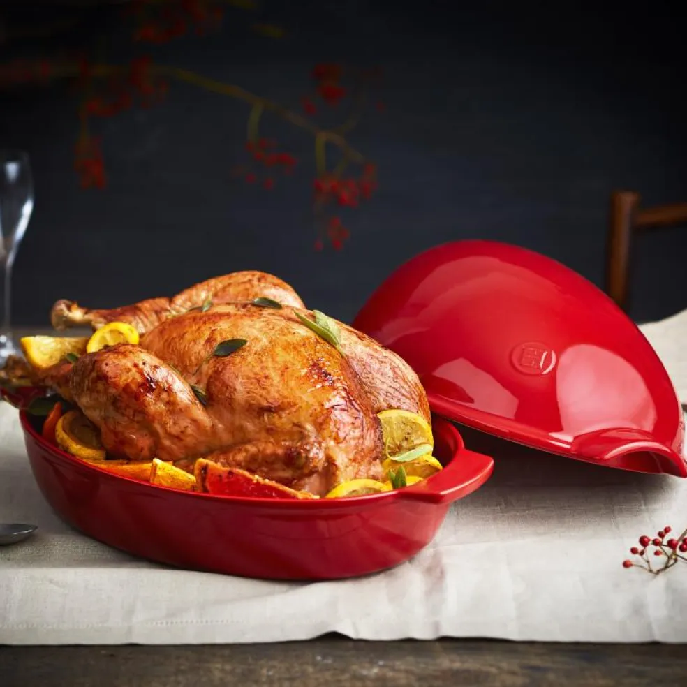 Horno cerámico para asar pollo o pavo Emile Henry