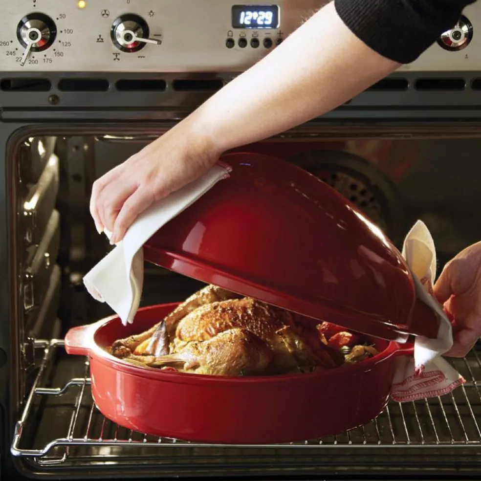 Horno cerámico para asar pollo o pavo Emile Henry