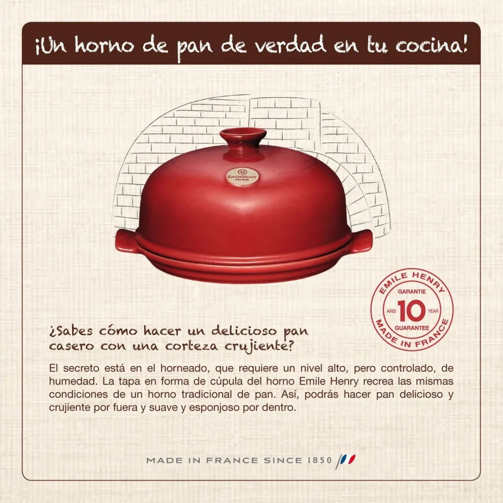 Horno cerámico para pan hogaza Emile Henry