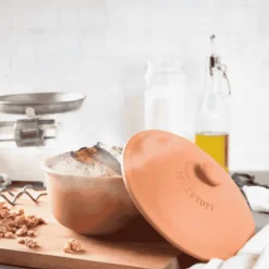 Horno redondo de terracota para pan Römertopf