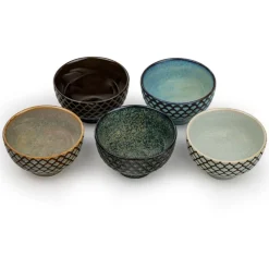 Juego de 5 boles de porcelana para aperitivos Sara Bredemeijer