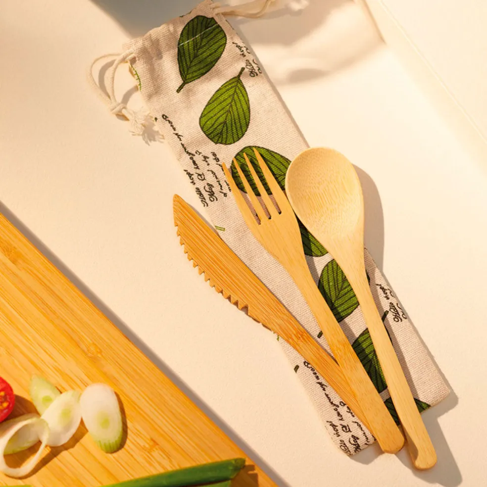 Juego de 3 cubiertos de madera KitchenCraft
