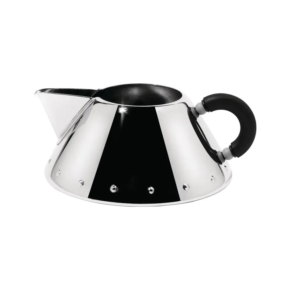 Lechera de acero inoxidable 9096 de Michael Graves Alessi