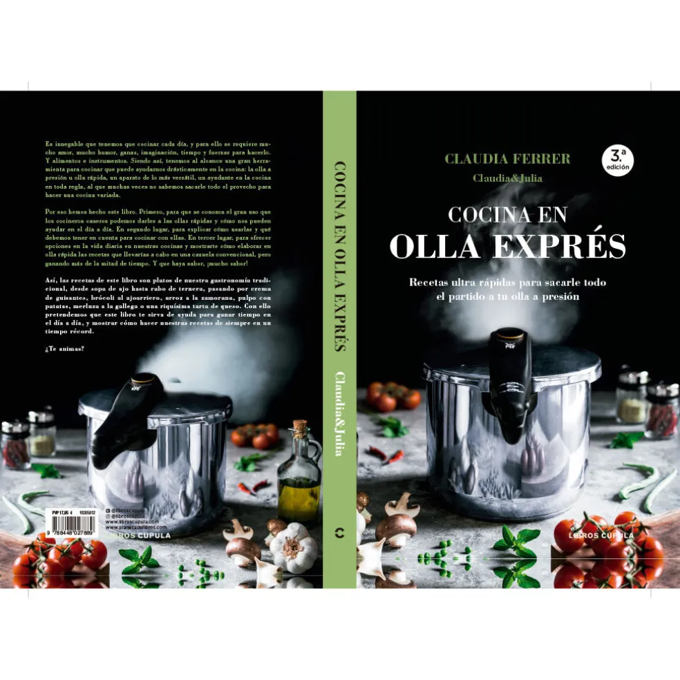 Libro "Cocina en olla exprés", por Claudia Ferrer (¡4ª edición!)