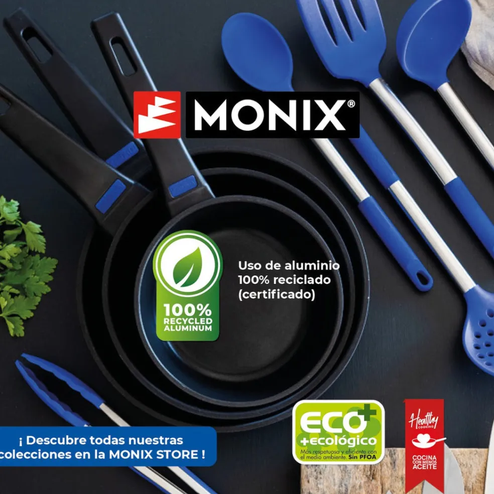 Lote de sartenes antiadherentes Solid+ Monix