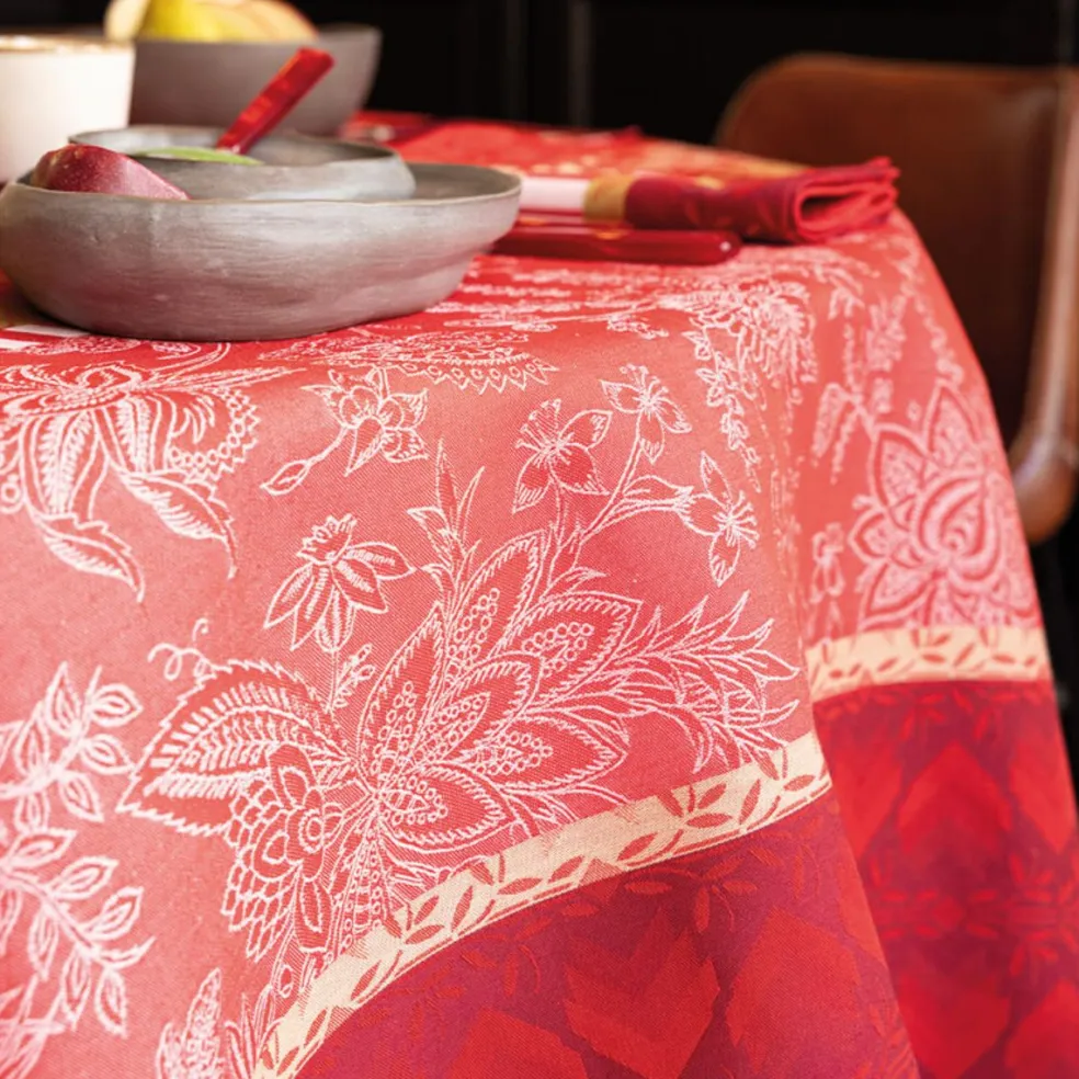 Mantel antimanchas de algodón Gipsy Le Jacquard Français