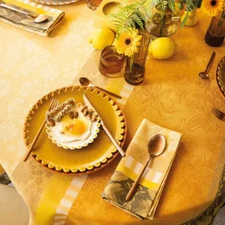 Mantel antimanchas de algodón Gipsy Le Jacquard Français