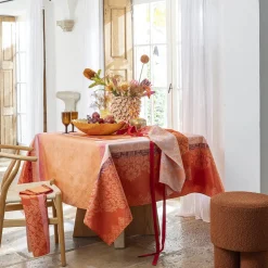 Mantel individual antimanchas de algodón Mumbai Le Jacquard Français