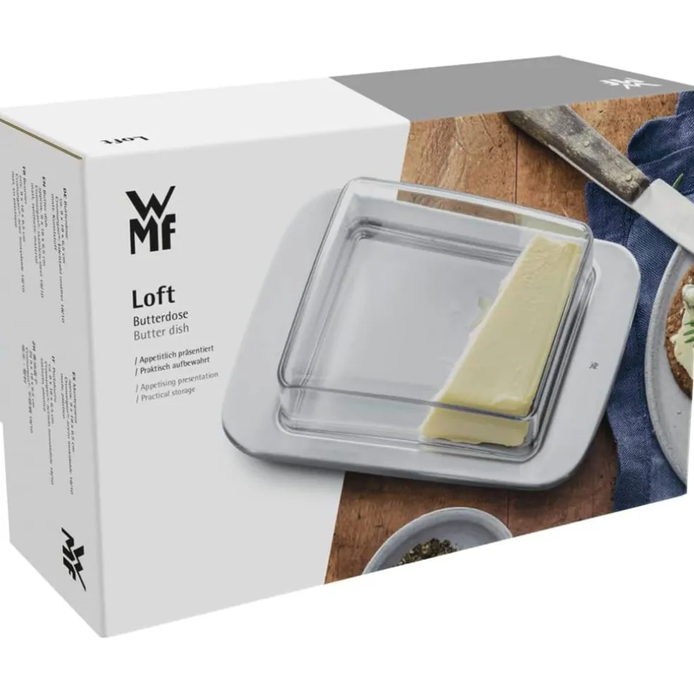 Mantequera acero inox con tapa WMF