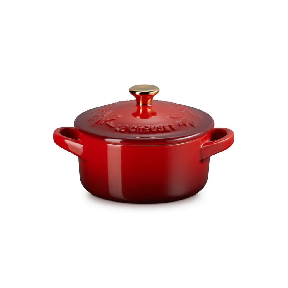 Mini cocotte cerámica Ed. Limitada Holly Le Creuset