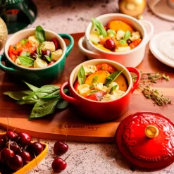Mini cocotte cerámica Ed. Limitada Holly Le Creuset