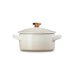 Mini cocotte pomo dorado Le Creuset