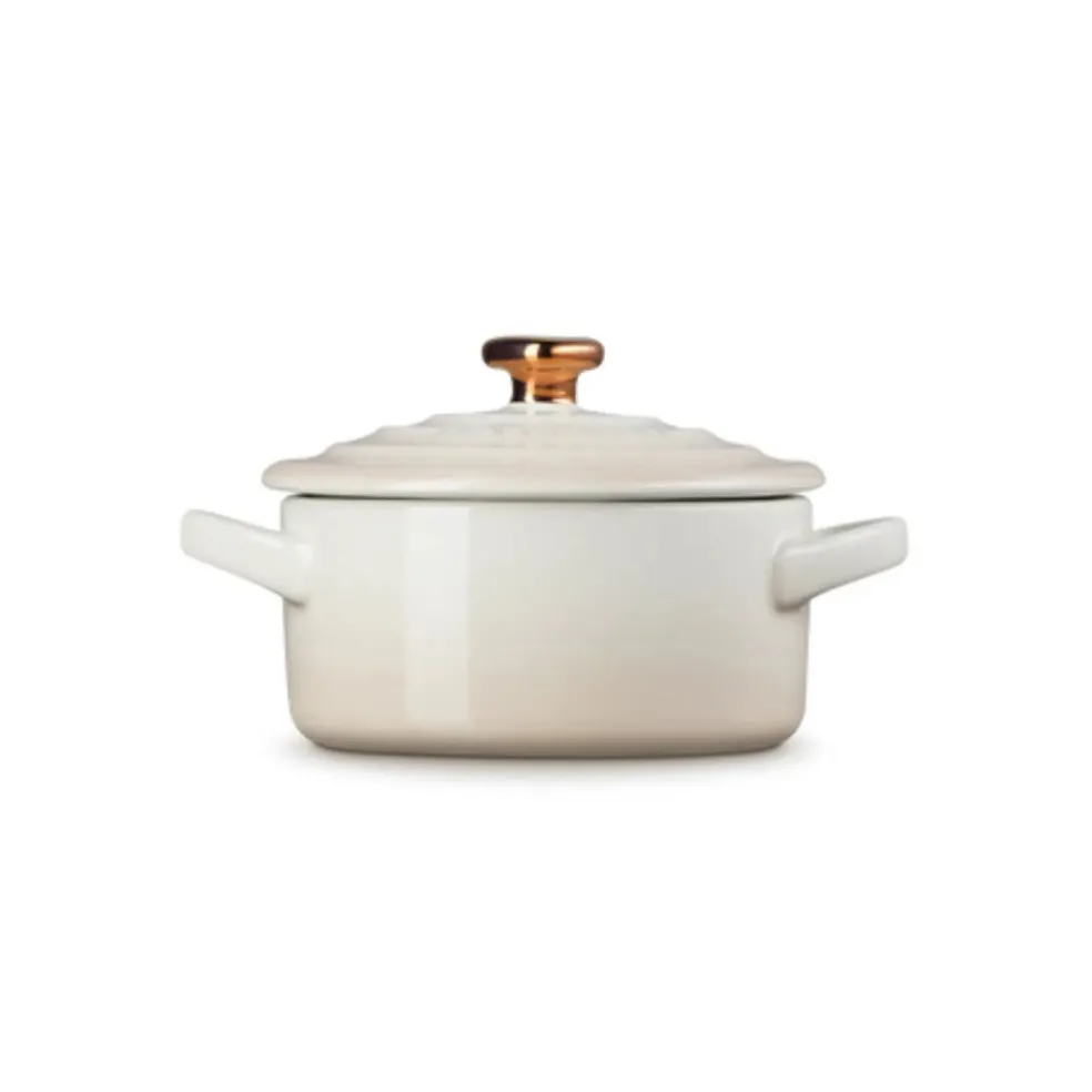 Mini cocotte pomo dorado Le Creuset
